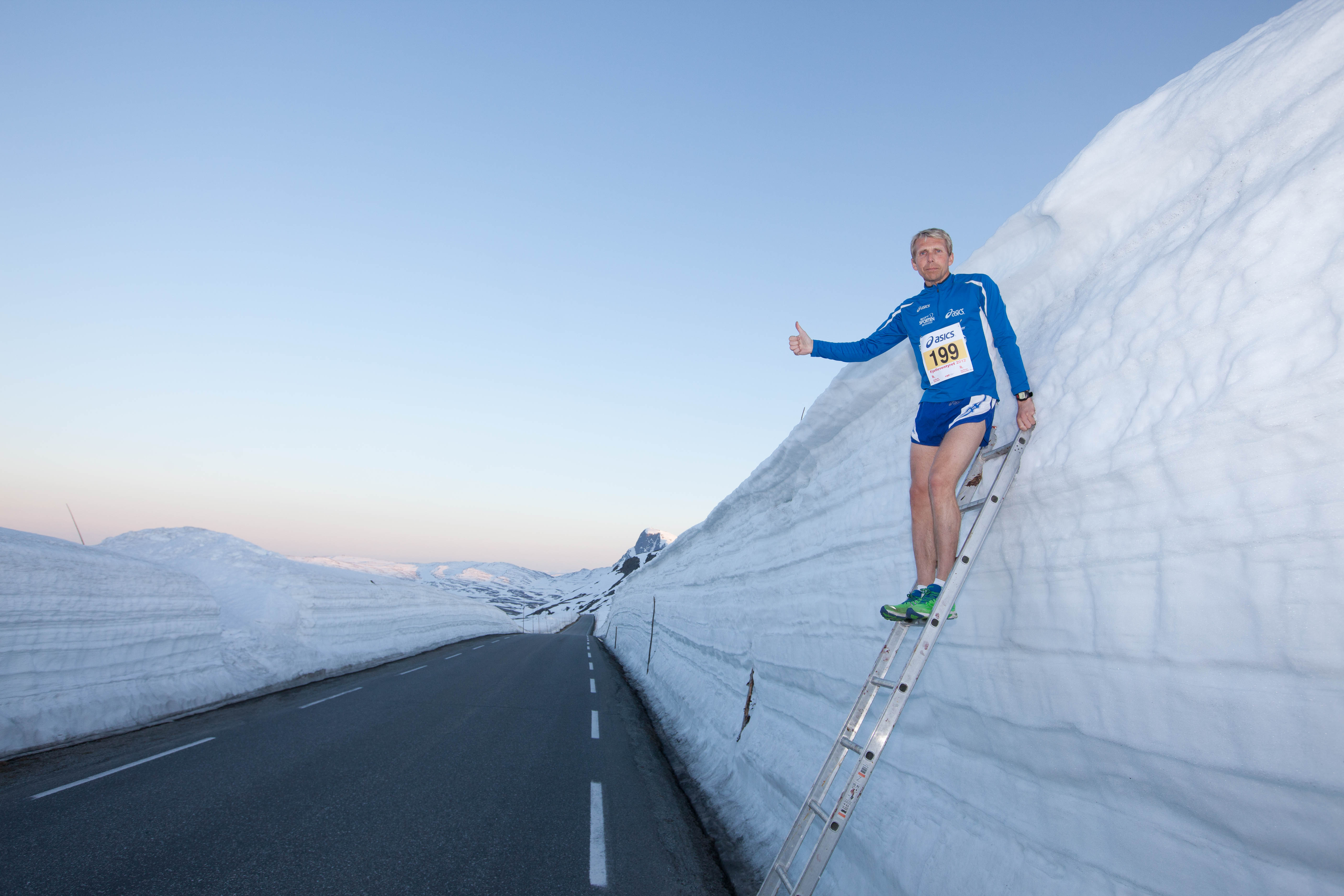 Enkelte år, som i 2012 og i 2015, har det vært mye snø over Valdresflya før Fjellmaraton start
