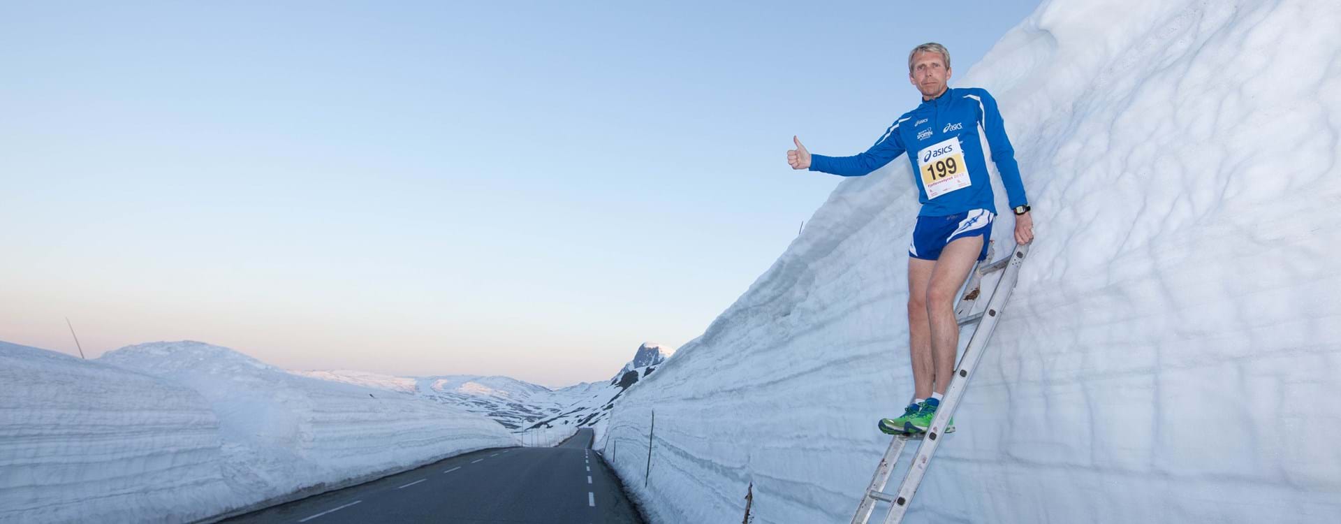 Enkelte år, som i 2012 og i 2015, har det vært mye snø over Valdresflya før Fjellmaraton start