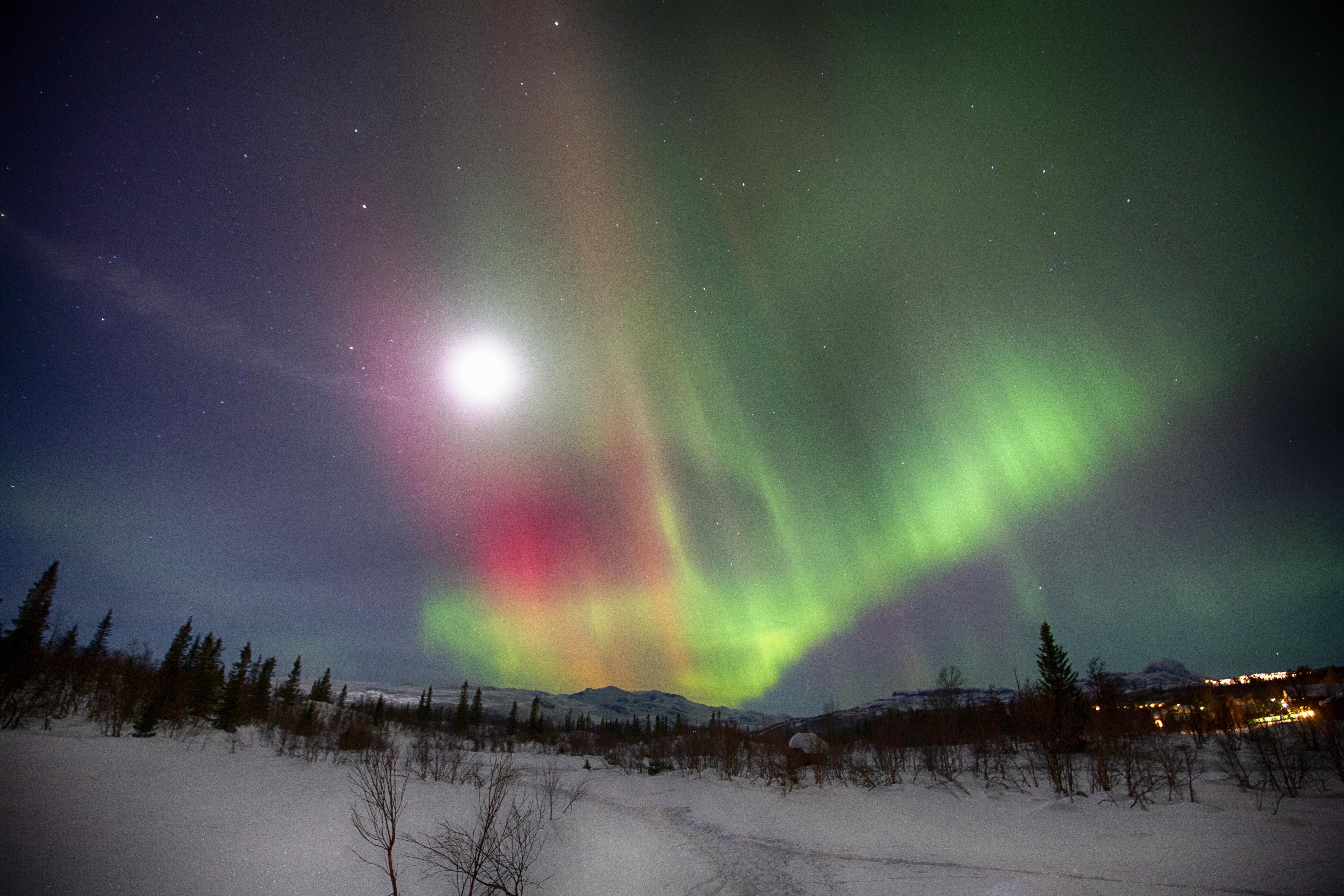 Nordlys på Beitostølen