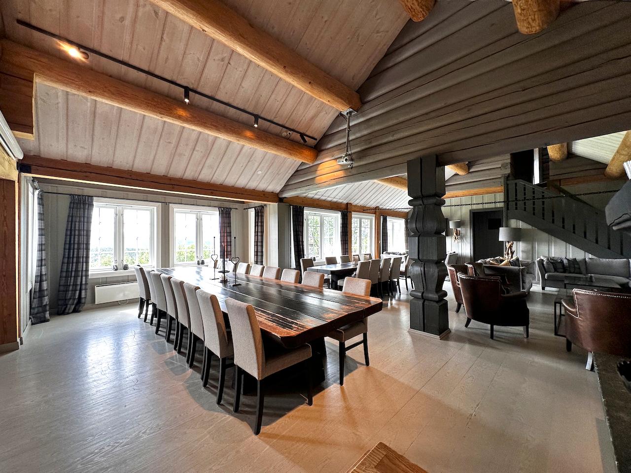 Bjørndalenhytta, stor hytte egnet til samlinger og teambuilding